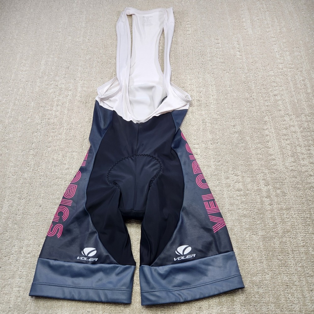 Voler Cycling Bibs Shorts Men Medium USA Made Biking Velopigs BBSC Full Seat